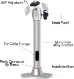 Adjustable Projector Ceiling Mount Bracket Silver 3.5kg Capacity - Image 7
