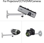 Adjustable Projector Ceiling Mount Bracket Silver 3.5kg Capacity - Image 3