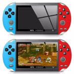 X7 Retro Handheld Game Console with 4.3/5.1-inch screen, 8GB memory, 3500mAh battery, and 1,000+ games